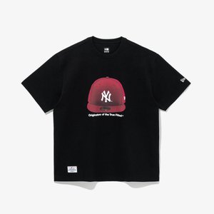 뉴에라 [스타필드수원][공용]MLB 뉴욕 양키스 59FIFTY 티셔츠 블랙 (14413066)