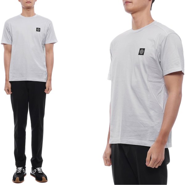 [부산점] 26SS 남성 로고 패치 반팔티셔츠 (L1S152100027 S0013 V0041 26S)