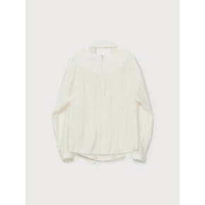 DRAPE SCARF BLOUSE -  IVORY