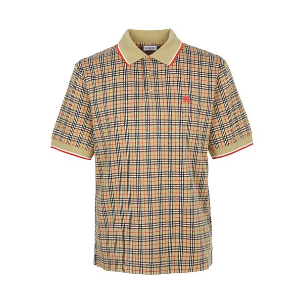 [부산점] 체크 남성 카라 반팔티셔츠 8119561