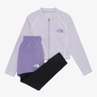 노스페이스 [노스페이스키즈 공식] NJ5JR22S 걸즈 서프사이드 집업 세트_LAVENDER