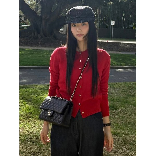 [Premium] Cashmere Knit Cardigan_7color