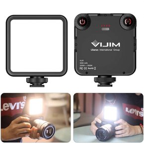 Ulanzi VL-81 LED 3000mAh Type-C 3200k-5600k CRI95+ DJI Osmo Pocket Action Mobile 3 Gopro