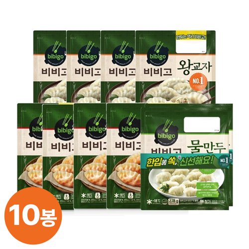 비비고 왕교자 315g*8봉(왕교자4+김치4)+물만두278g*2봉