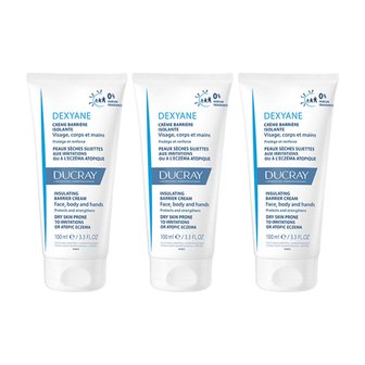  DUCRAY 듀크레이 덱시안 인설레이팅 베리어 크림 건성용 100ml 3개