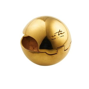 페르테 스페라 골드 이어링, Sfera Earring(2pc), 18k gold plated brass, gold color