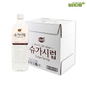 제이큐 조미료 동서식품 리치스 슈가시럽 1.5L  1BOX(6개입)