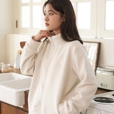 민트코코아 따뜻 편안한 여성 기모 집업 자켓