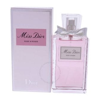 DIOR 디올 Christian 여성 미스디올 로즈 N Roses EDT 스프레이 향수 3.4 oz 프래그런스 향수 3500027