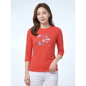 여성 원포인트 7부 티셔츠 ALTRM3121 304 G_P394369124