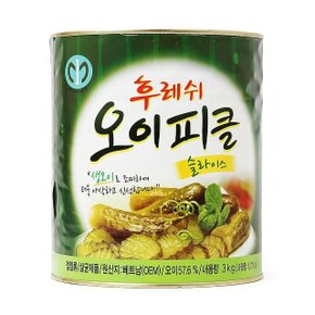 일미푸드 오이피클 슬라이스 업소용 3kg (WC83D94)