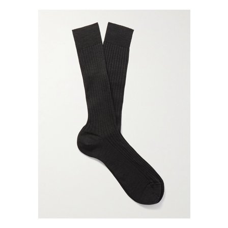 MR P. 미스터 피 골지 메리노 울 혼방 양말 1647597344675656