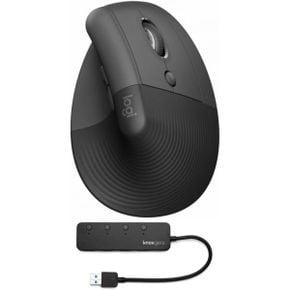 미국 로지텍 버티컬 마우스 Logitech Lift Vertical Wireless Ergonomic Mouse Graphite 번들 wi