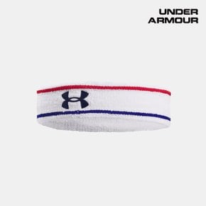 공용 UA 스트라이프 퍼포먼스 테리 헤드밴드 1373118-100