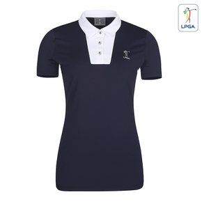여성 컬러배색 제에리 티셔츠(L202TS526P)