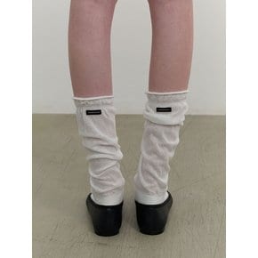 Sheeer Gauze Long Socks (L241MSC010)