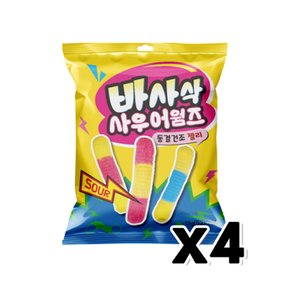 바사삭 사우어웜즈 디저트간식 13g x 4개