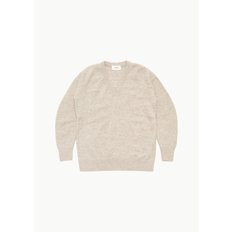 케이스 23FW CAES V-NECK OVERSIZED SWEATER IN BEIGE MELANGE