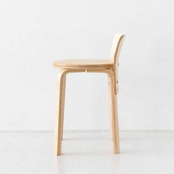 네추럴우드 간편 의자 스툴 MK36847