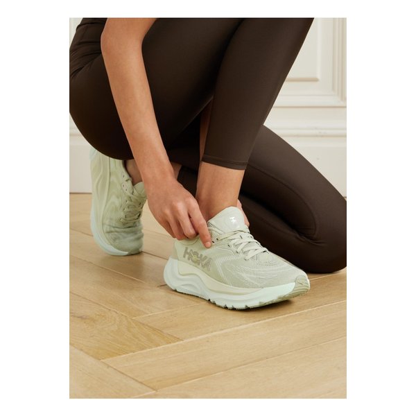 아라히 8 고무 트리밍 자카드 메시 스니커즈 세이지 그린 46376663162894734