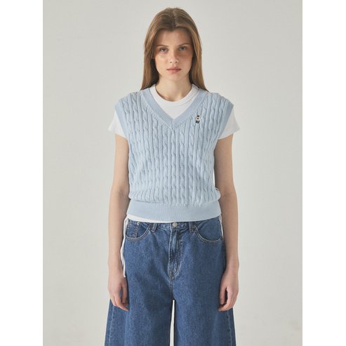 후아유 Steve Cable Vest (F)  WHKVF1231F