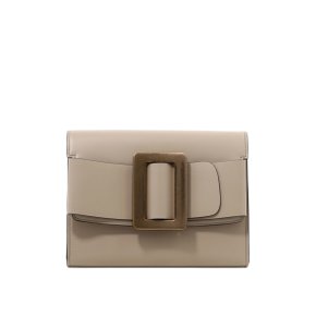 보위 Clutch Bags B Chain clucth Beige BUCKLE TRAVEL CASEGOLD BUCKLE TORTORA