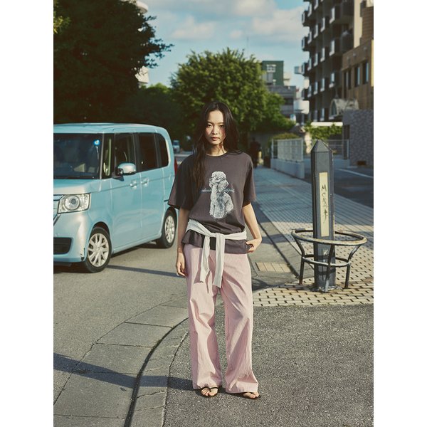 OVERSIZED POODLE GRAPHIC TEE V2 (CHARCOAL)