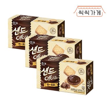 씩씩가게 샌드에이스 찐초코 204g x 3ea