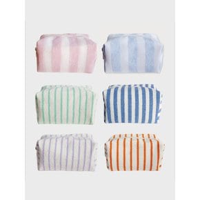 Stripe Terry Pouch (6colors)(S,L)