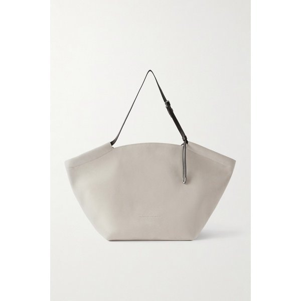 브루넬로쿠치넬리 가죽 트리밍 스웨이드 토트백 46376663162997051