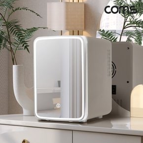 컴스마트 AQ010 LED 거울 미니 냉온장고 10L 가정용 차량용 휴대용 개인용 화장품 냉장고 +정품판매+