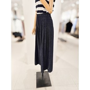 [파주점] [더아이잗컬렉션]핀턱 슬릿 A라인 데님 팬츠CR5A0SLD41