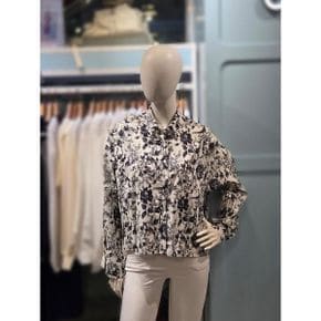 세이브존03  프린트배색 셔츠블라우스 YACO6WBL25Y_P430908689