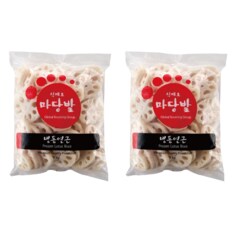 마당발 냉동연근  (슬라이스, 중국산, 1kg) , 2개