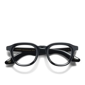 [해외배송] 모스콧 로고 라운드 안경테 DAHVEN BLACK DEMO LENSES 44