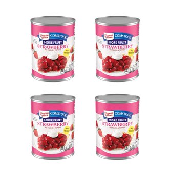  던컨하인즈 콤스톡 딸기콩포트 파이필링 토핑 More Fruit Strawberry 21oz(595g) 4개