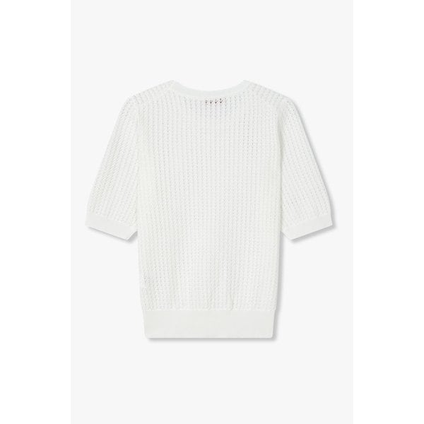 클로쉐 니팅 하프 슬리브 니트 IA15252425101