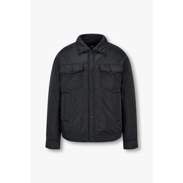 ARMANI EXCHANGE AX남성 멀티 포켓 나일론 블루종A414310009 블랙