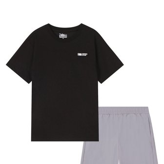 NBA KIDS NBA 베이직 상하세트 그레이 K242ST100P