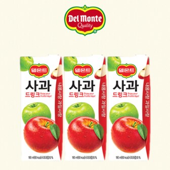  델몬트 사과드링크 190ml*24