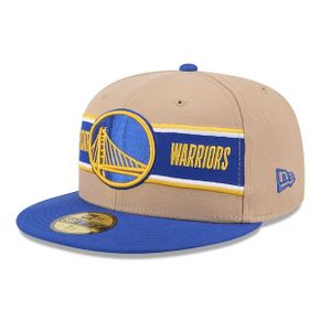 [해외] 1063118 뉴에라 모자 NBA 골든스테이트 워리어스 2024 NBA Draft 59FIFTY Fitted Hat Tan