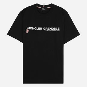 [시흥점] [몽클레어]5F 8C00001 89AW1 999 남성 그레노블 레터링 로고 반팔 티셔츠 블랙