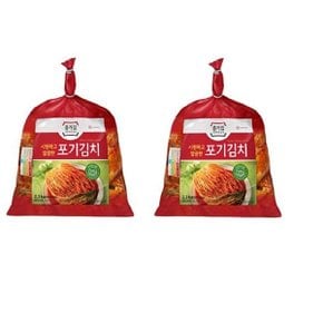 종가집 시원하고 깔끔한 포기김치 2.3kgx2 총4.6kg Jongga Cool and Neat Kimchi