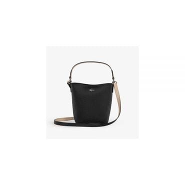 이스퀘어 5019377 Lacoste Coated Canvas Bucket Bag - Noir Krema