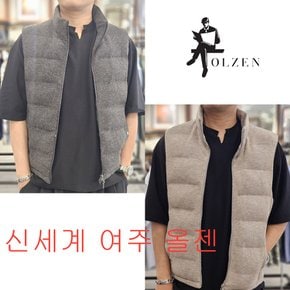 남성 24년 F/W 스탠다드핏 니트 집업 베스트 ZOE4TO1309-C