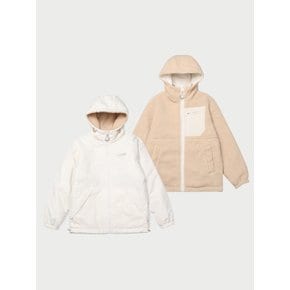 WHJJC4T01U LIGHT BEIGE 리버시블 후드 웜업