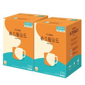 맥심 슈프림골드 커피믹스 13.5g 170개입 2개