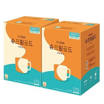  맥심 슈프림골드 커피믹스 13.5g 170개입 2개