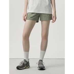 AIR THROUGH STRETCH SHORTS-LIGHT KHAKI