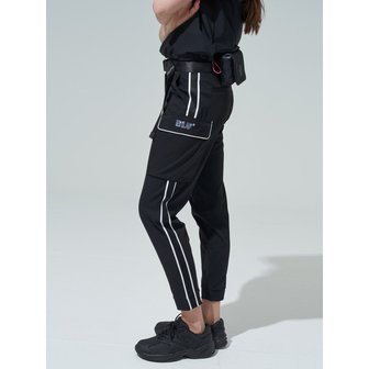 BLUDOT 사이드밴드 조거팬츠_BK